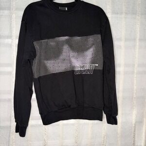 Offsafety Sweatshirt Mens Small Black Excellent Aaliyah London 1994 Graphic